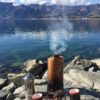 A refreshing cuppa lakeside in the South Island
