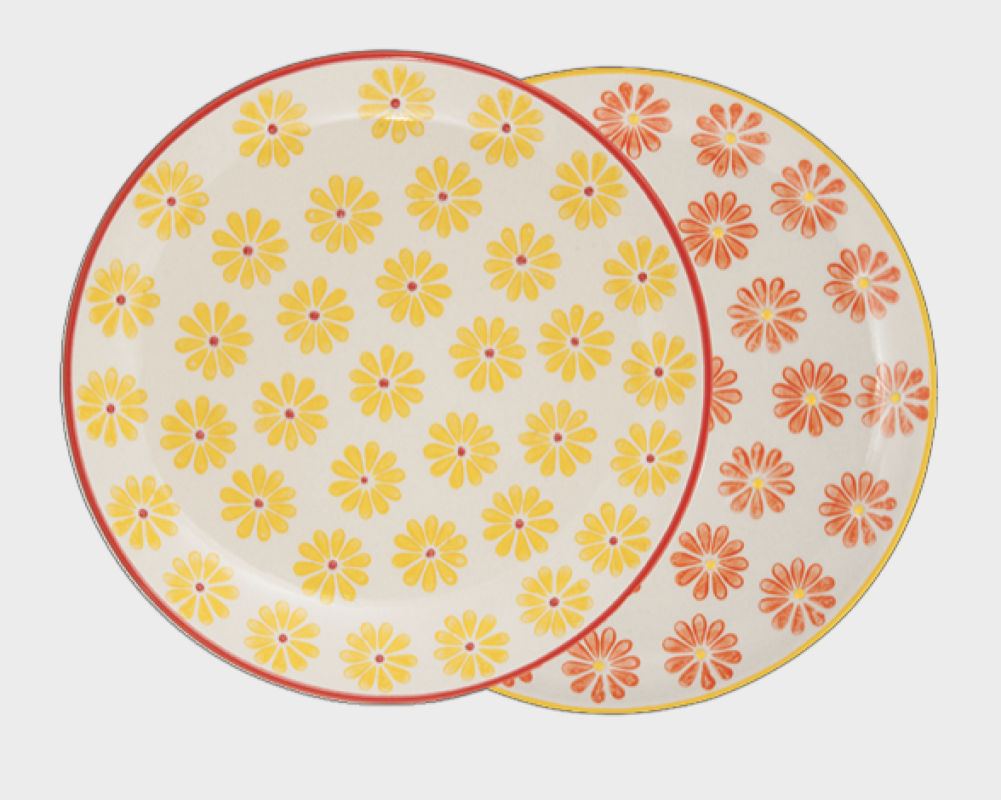 Daisy Plate set 8 pieces Wilson & Co